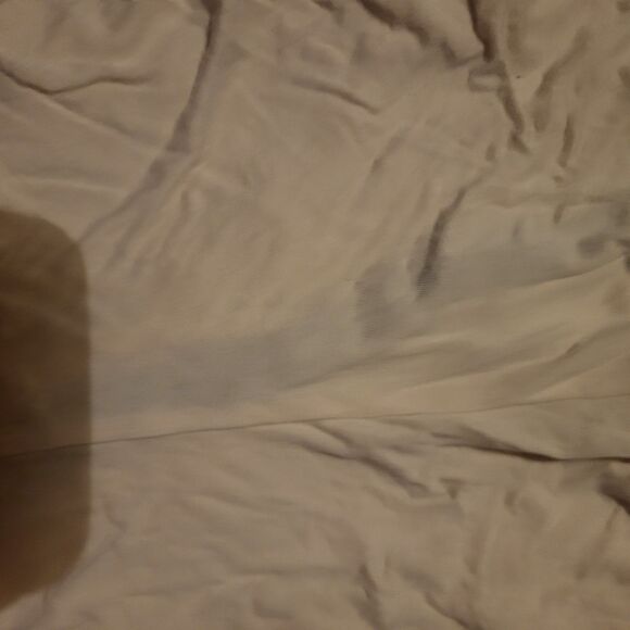 Soma Button Front Pajama Top Long Sleeve Pink Black Trim SZ L Lounge Cozy Rayon - Picture 2 of 4